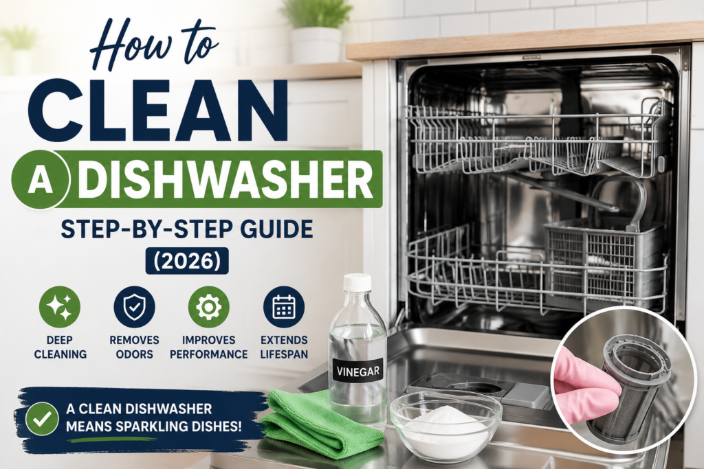 How clean dish washer