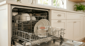 clean dishwasher with vinegar