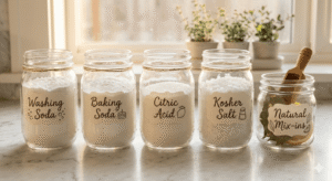 natural ingredients for DIY dishwasher detergent