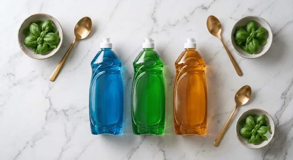 cascade liquid dishwasher detergent vs finish vs seventh generation