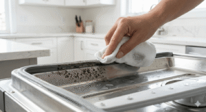 clean dishwasher door gasket